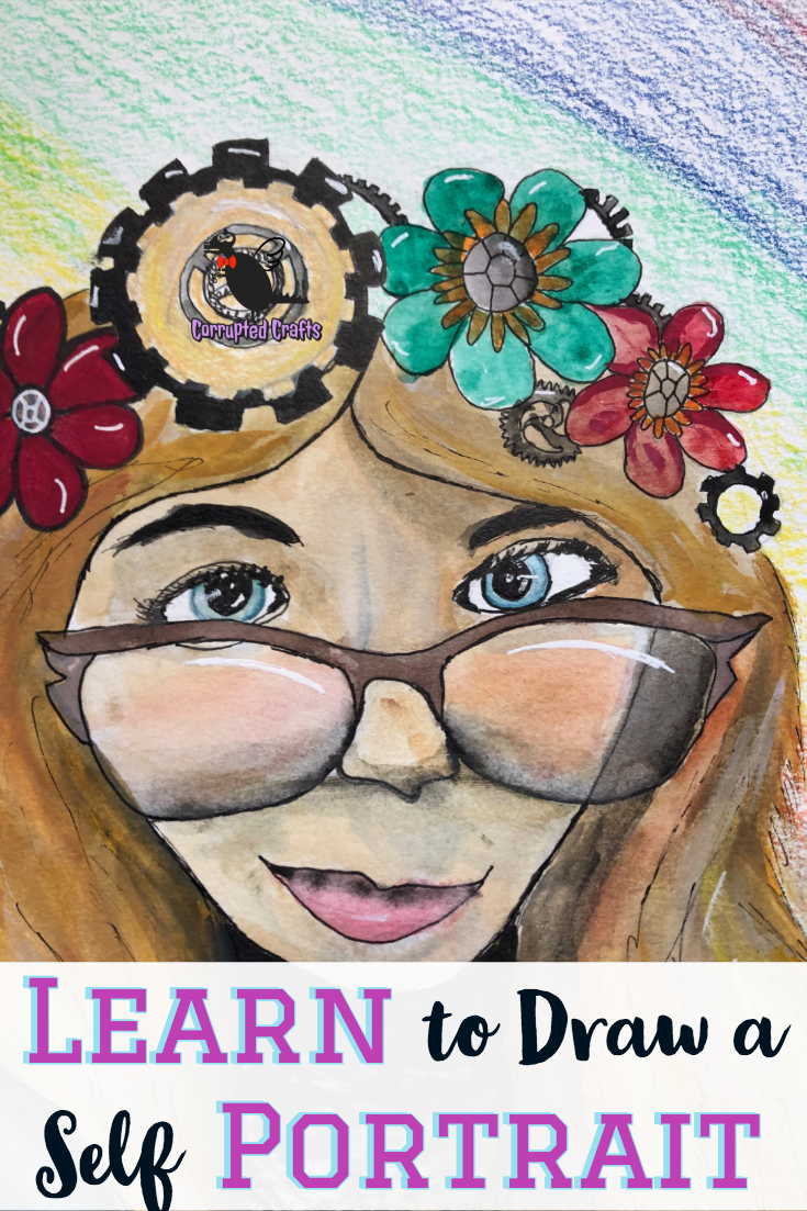 How to Draw a Self Portrait in your own Style – Corrupted Crafts