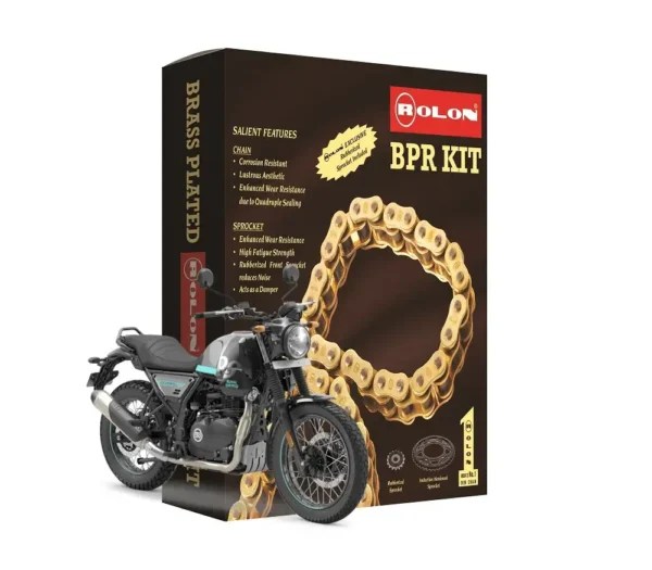 ROYAL ENFIELD HIMALAYAN 411 ROLON BRASS CHAIN SPROCKET Corsagram