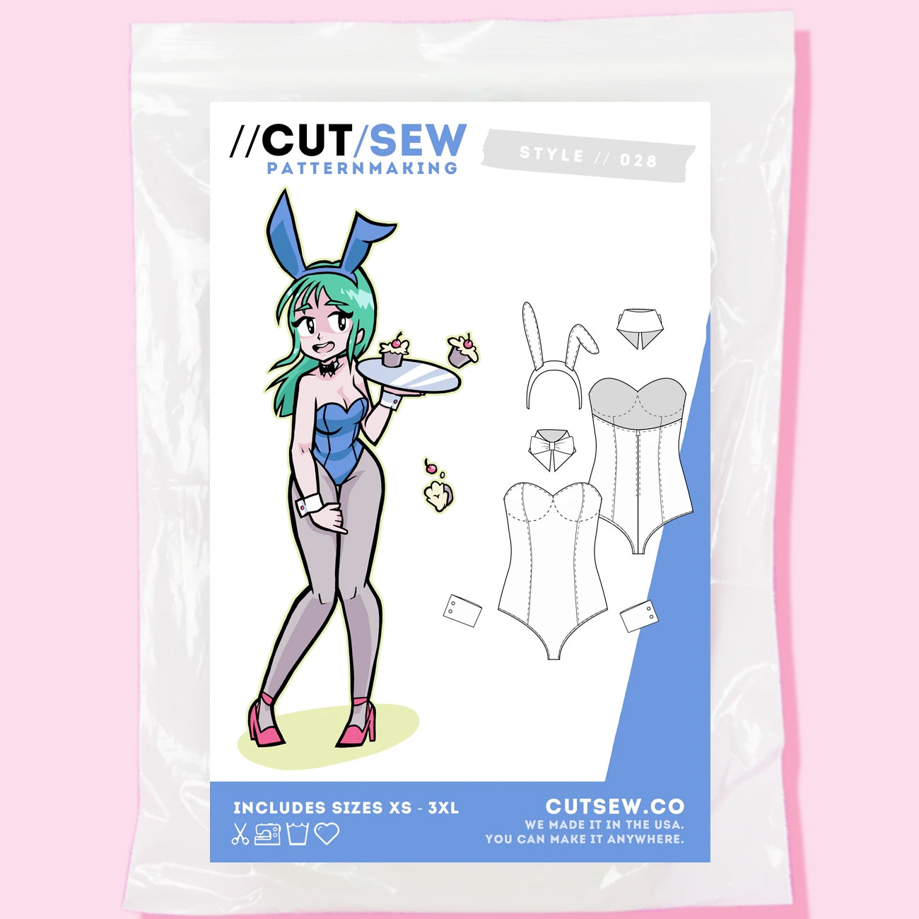 1S Cosplay Sewing Pattern KeffKavanna