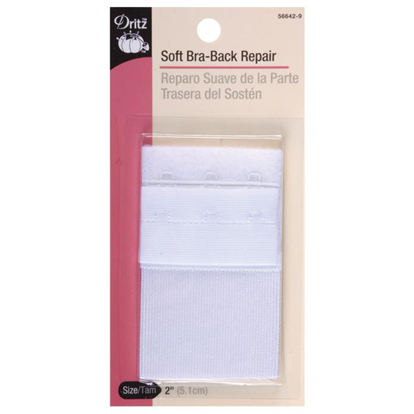 Bra Back Repair 2" White from