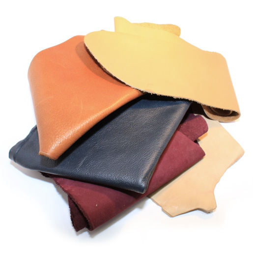 Premium Upholstery Leather Remnants from