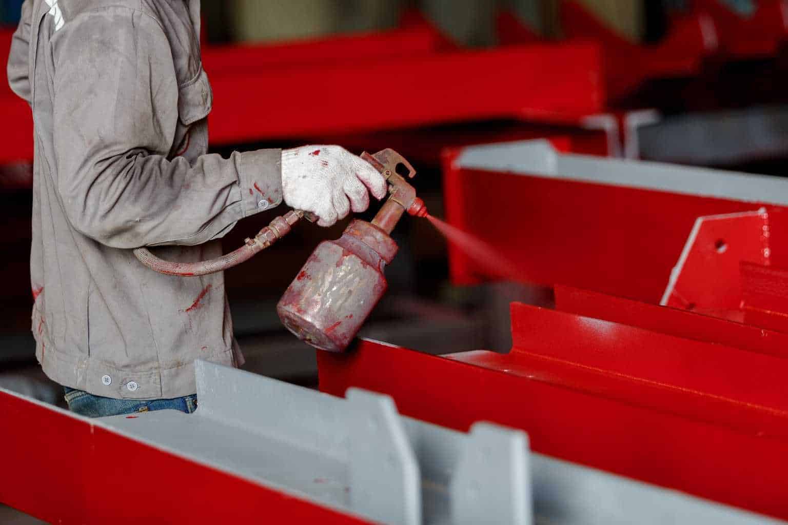 Top coat painting for finishing work piece Cortecros