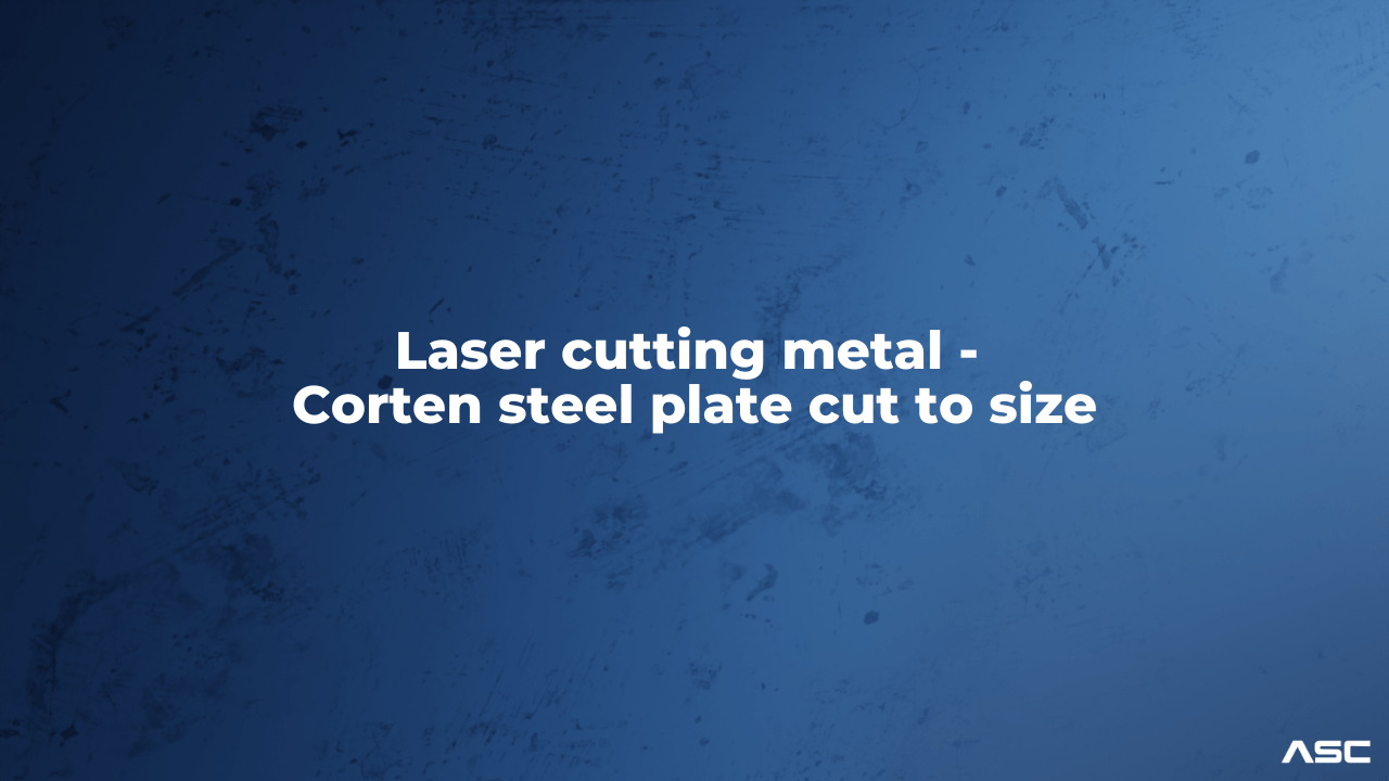 Corten Steel Plate Cut To Size Laser Cutting Metal Corten Steel Tube