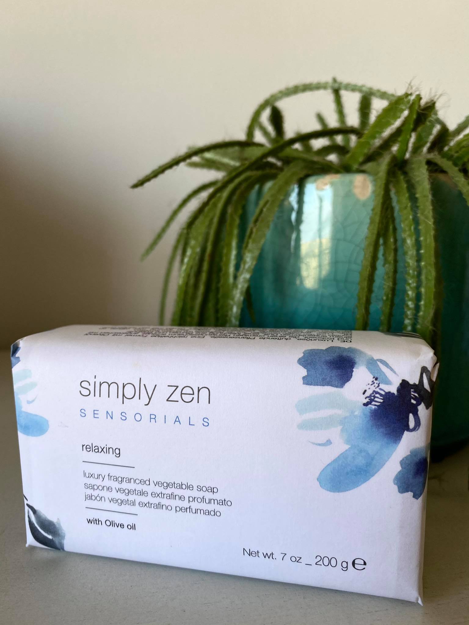 Simply Zen Relaxing Luxury Fragranced vegetable soap Cortex Ltd