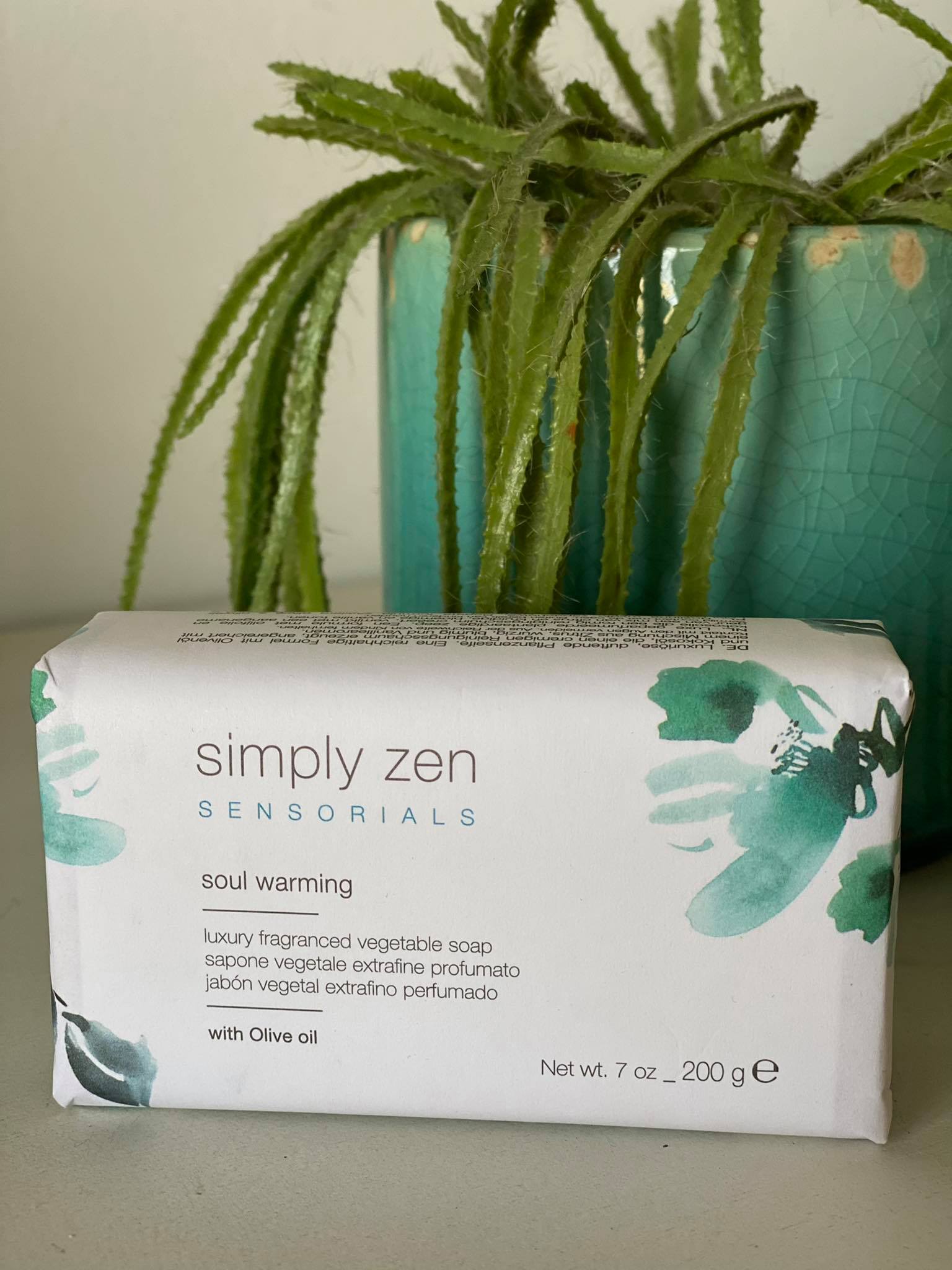 Simply Zen Soul Warming Luxury Fragranced vegetable soap Cortex Ltd