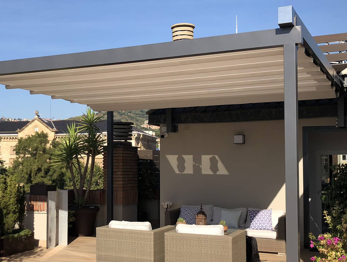 TOLDO PALILLERO o MARINERO para exteriores, madera o