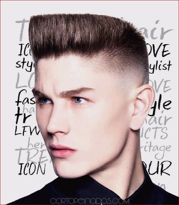 Estilo Militar Moderno Tapa Plana Cortes De Cabello Para Hombres