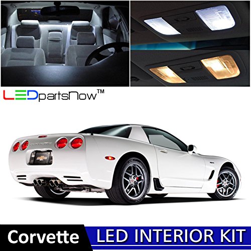 LEDpartsNow 19972004 Chevy Corvette C5 LED Interior Lights Accessories Replacement Package Kit
