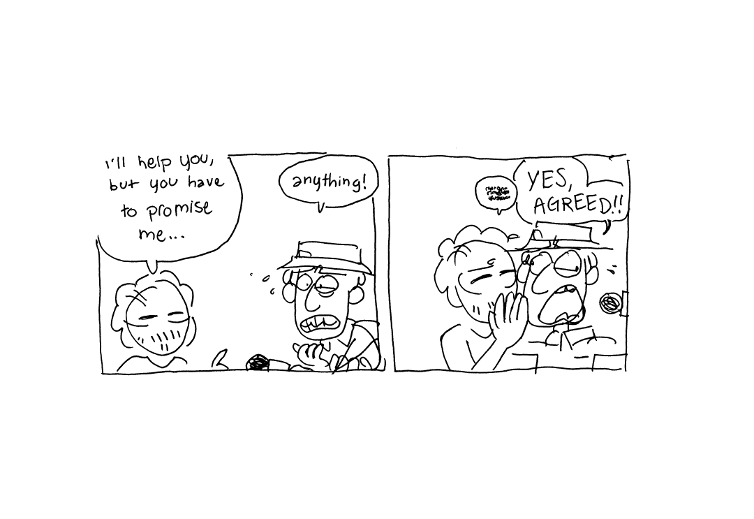 "what audience," you ask? I suppose I have said too much...