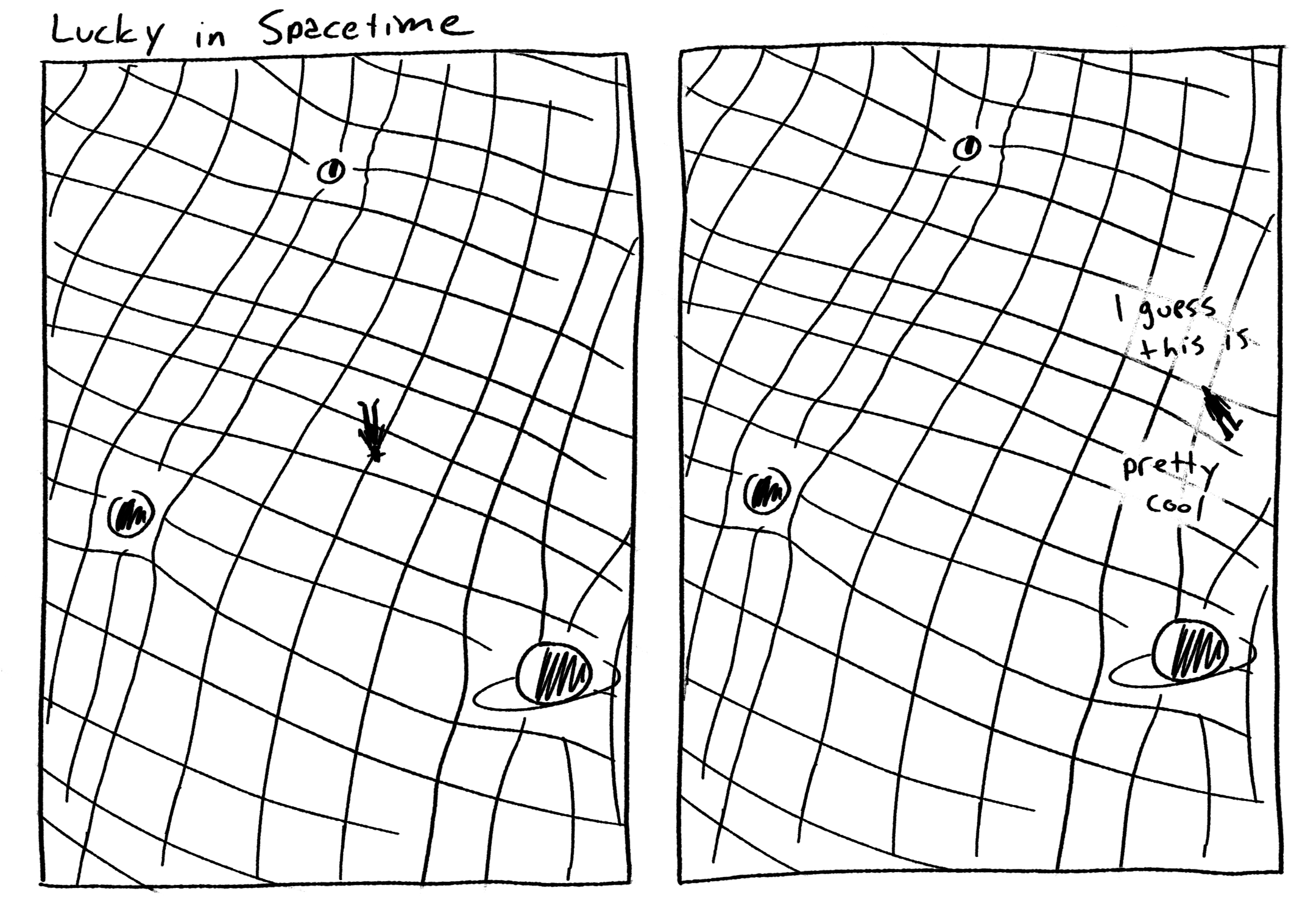IS THIS WHAT ITS LIKE TO SEE IN 4 DIMENSIONS?

no

WAIT WHAT I THOUGHT

no this is just a visualization of how gravity warps the fabric of space

YOU DONT EVEN REALLY KNOW WHAT THAT MEANS

i mean i paraphrased it and no obviously i dont understand the math or whatever but i get the concept i think

SURE YOU DO