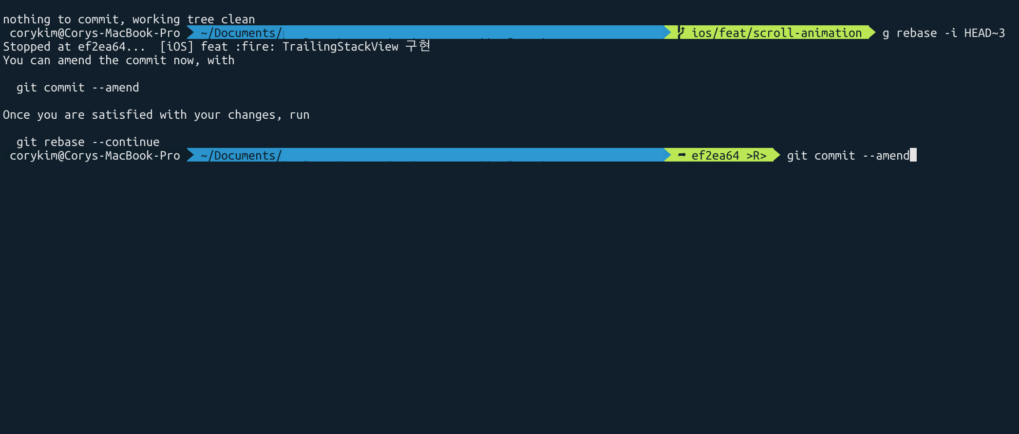 [Git] Rebase를 활용해 이미 커밋한 메세지 수정하기 To the C