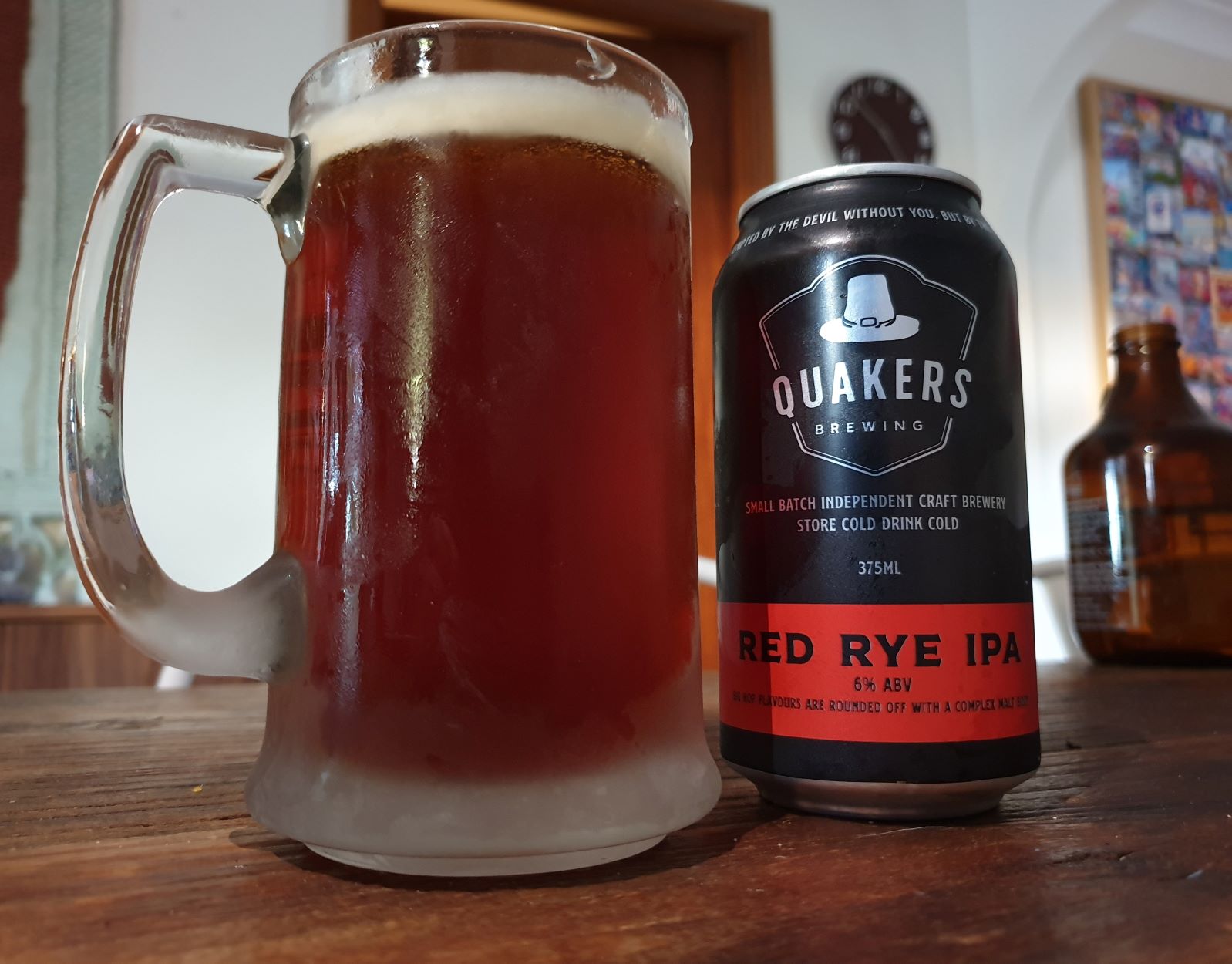 Red Rye IPA by Quakers Hat Brewing CORY LOVES BEER
