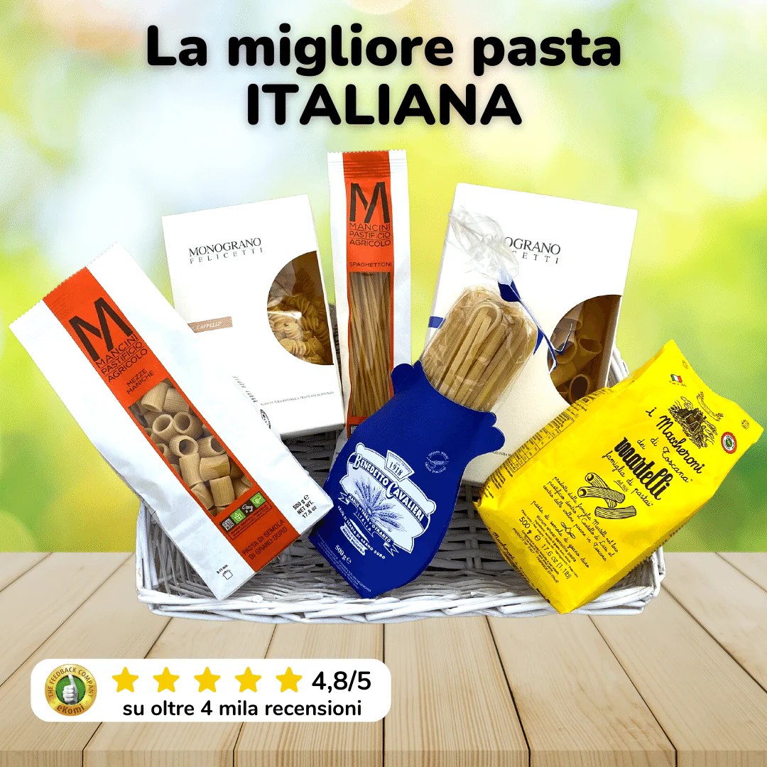 Italian Pasta Box of Excellence 100 Italian Pasta Packaging Local Cose del Posto