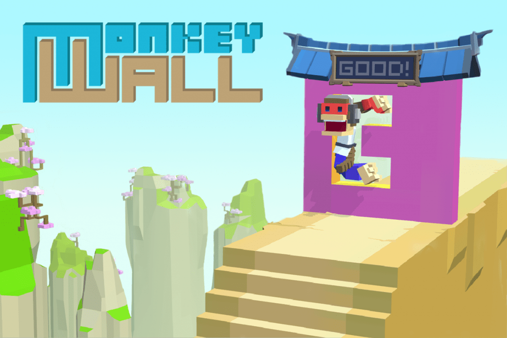 "Monkey Wall", kung fu actionpuzzle game for the Nintendo Switch, goes