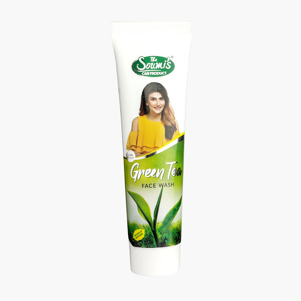 The Soumi's can Green Tea Face Wash 100ml,Face Wash, India at Shofiq