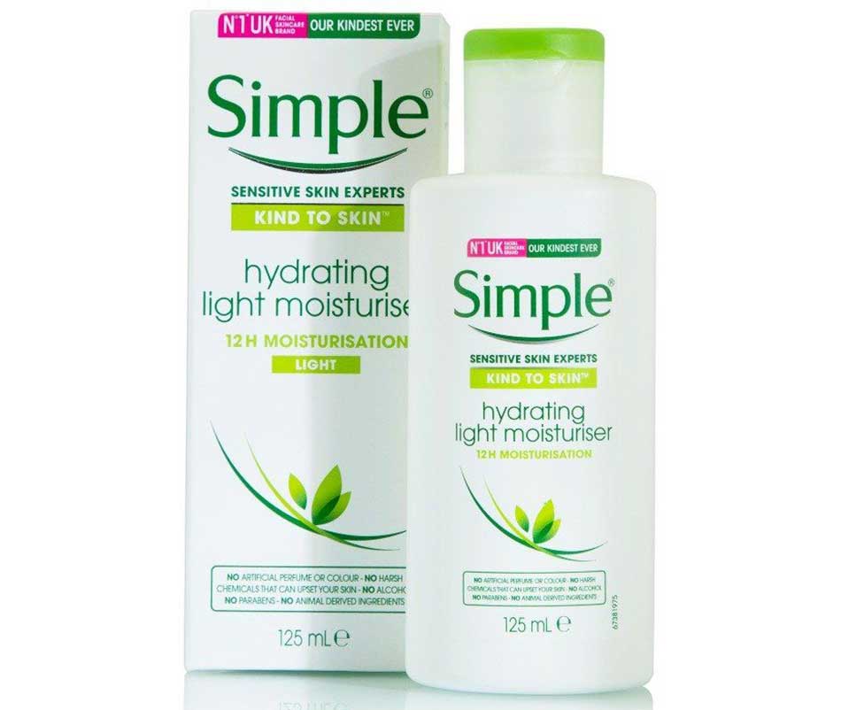 Simple Hydrating Light Moisturiser Cream,Moisturising cream, Simple at