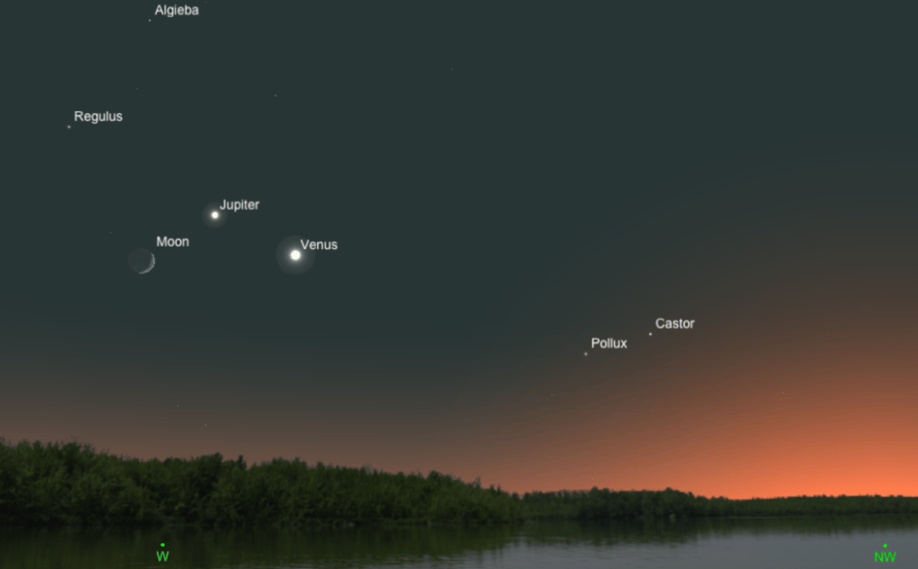 Venus, Jupiter, the Moon, and a Solstice Cosmic Pursuits
