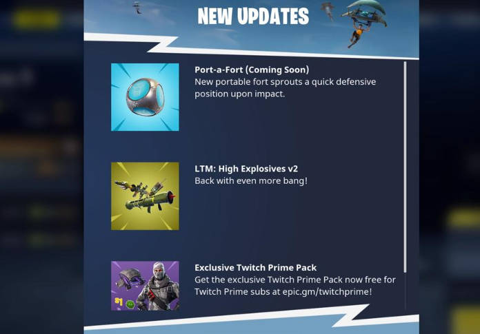Fortnite Des Informations Sur Les Nouvelles Armes Et Objets - 