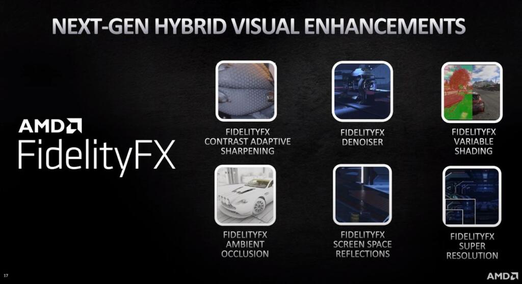 AMD FidelityFX Super Resolution l'IA pour booster les performances CG