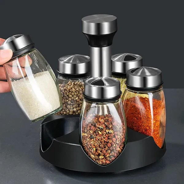 360° Rotating Spice Jar Set Cosmo