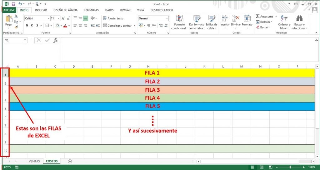 como descargar excel
