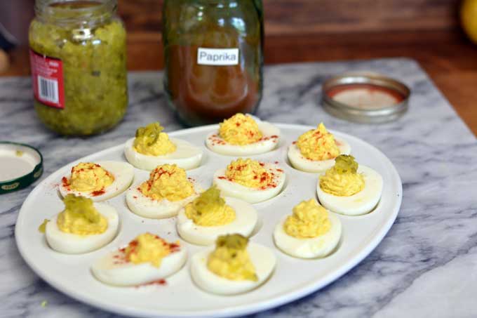 Classic Deviled Eggs Cosmopolitan Cornbread