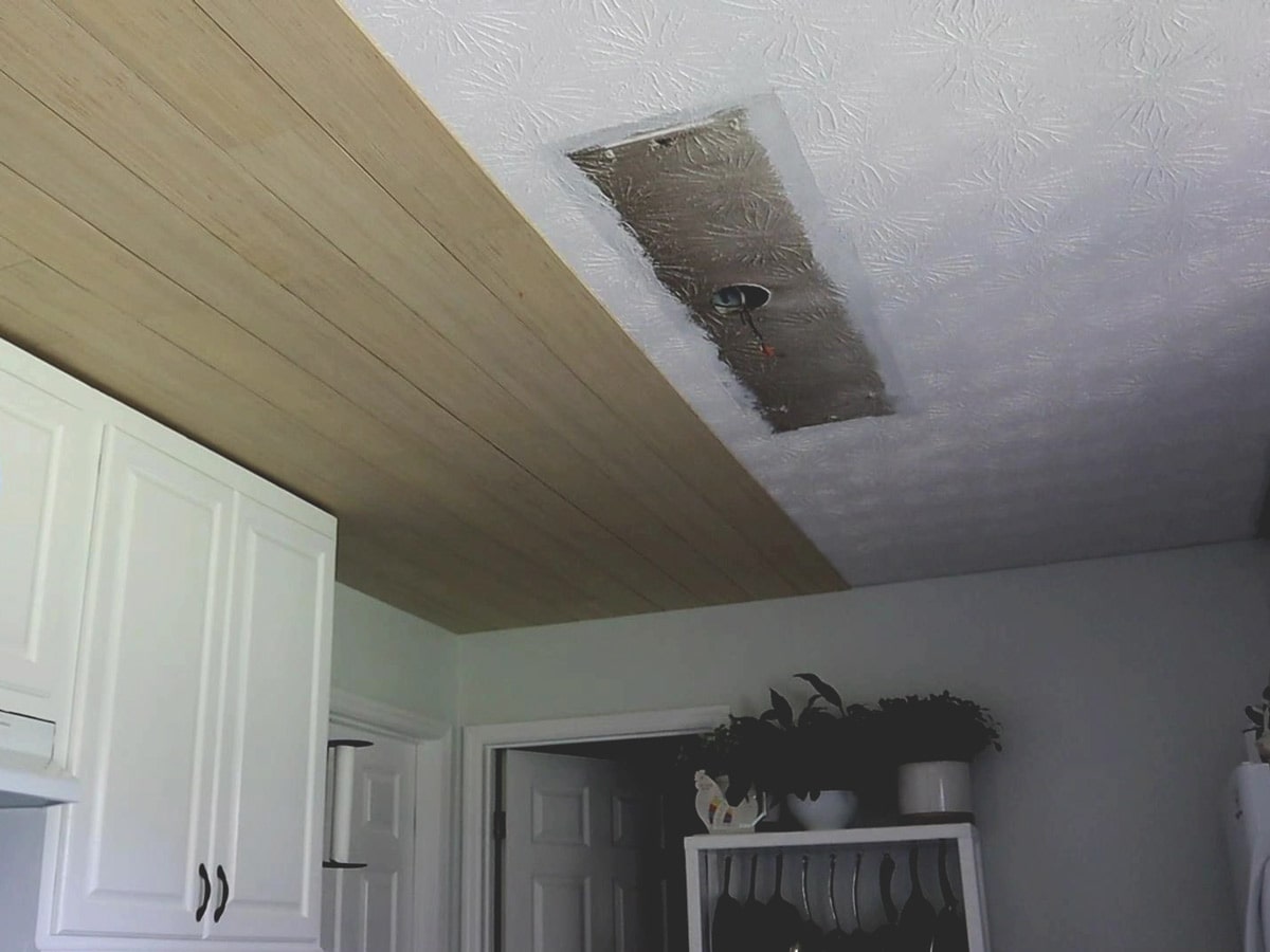 Diy Faux Shiplap Ceiling Shelly Lighting