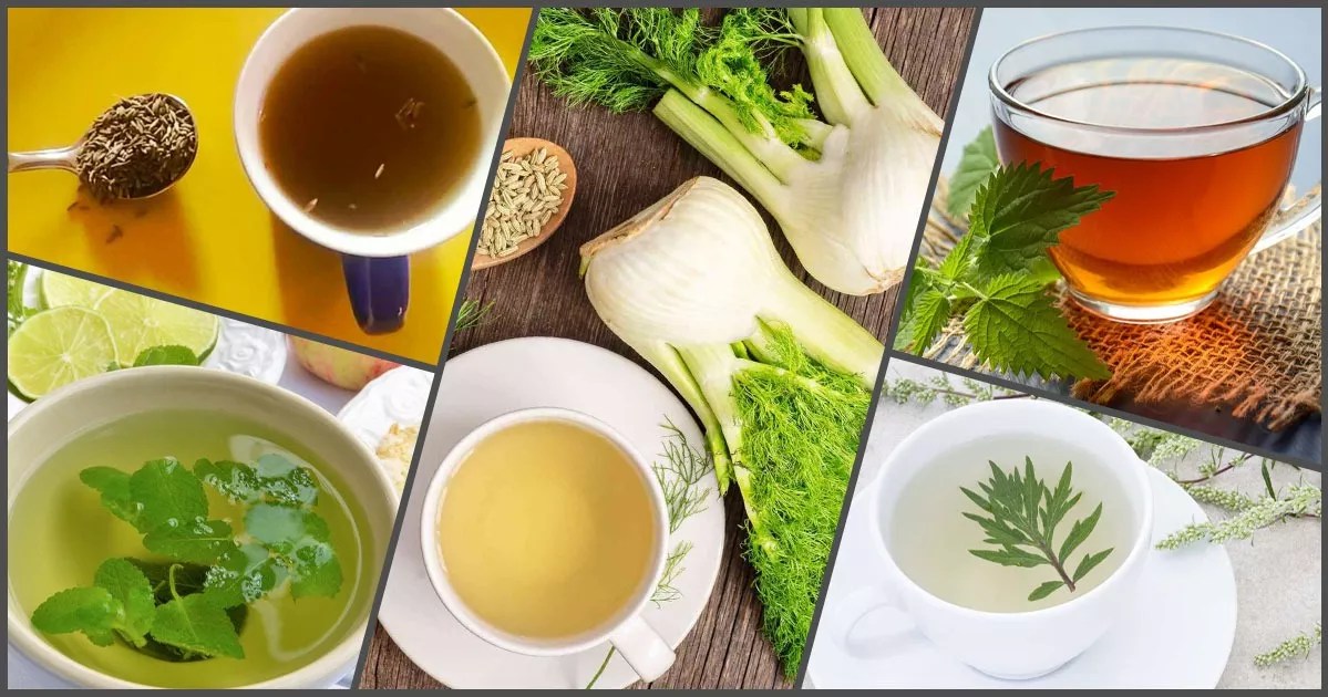10 Teas for Upset Stomach and Improved Digestive Health