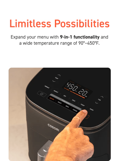 TurboBlaze™ 6.0-Quart Air Fryer – COSORI