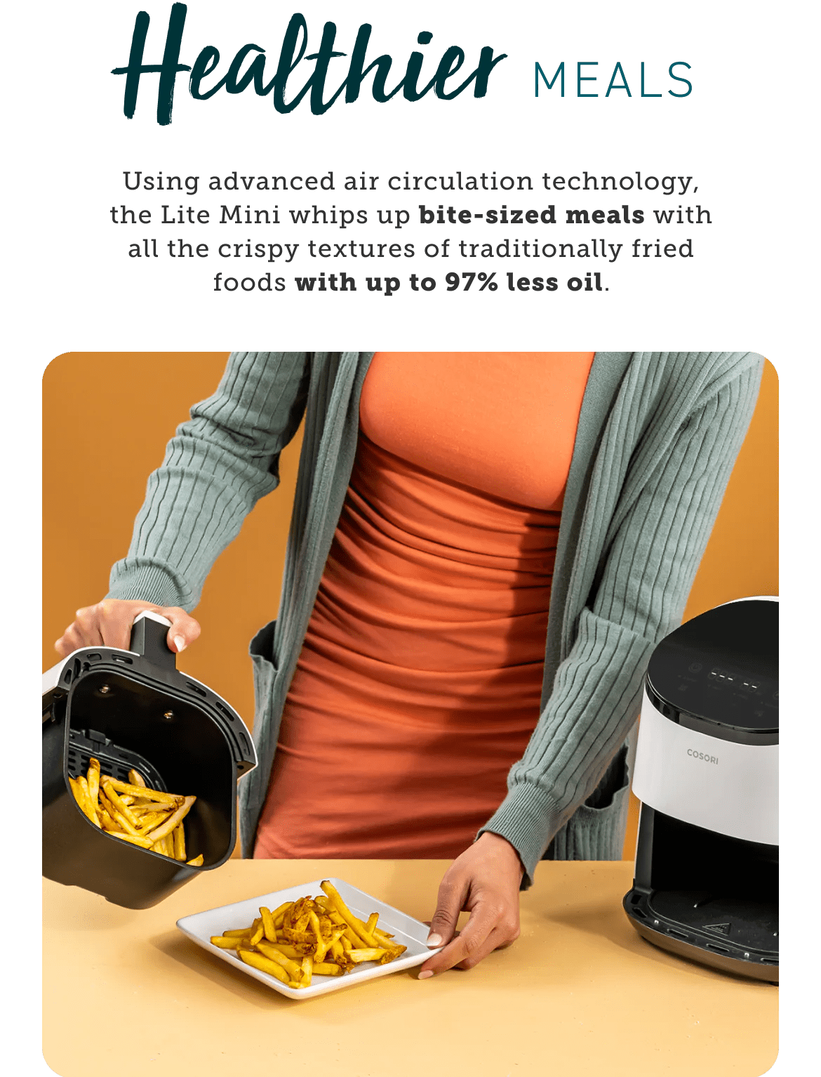 Lite 2.1Quart Mini Air Fryer COSORI