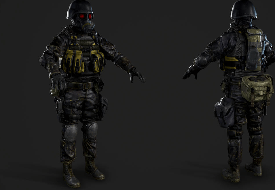Custom Hunk Cosplay Costume from Resident Evil