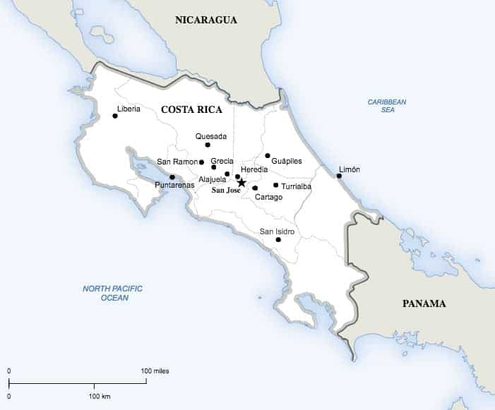 Maps of Costa Rica Every Map You Need for Your Trip to Costa Rica