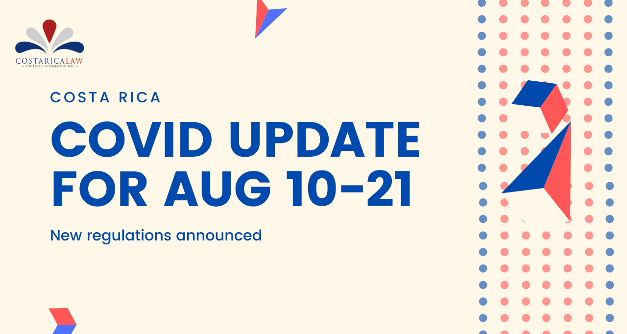 Costa Rica Covid Update August 1021