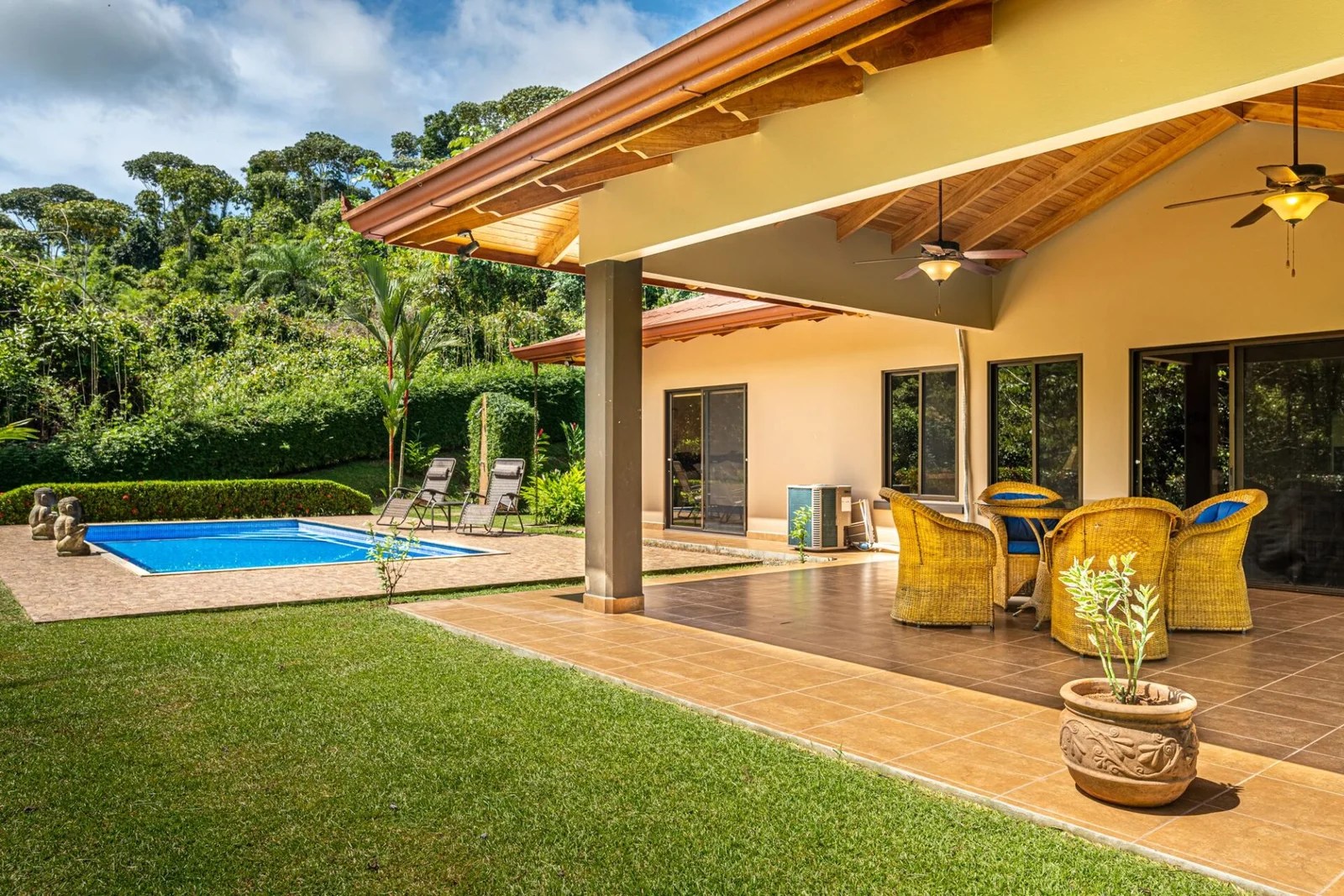 0.37 ACRES 2 Bedroom Home With Pool In Gated Osa Golf Community!!!! Costa Rica Real Estate