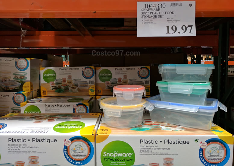 Snapware 38Piece Plastic Food Storage Set