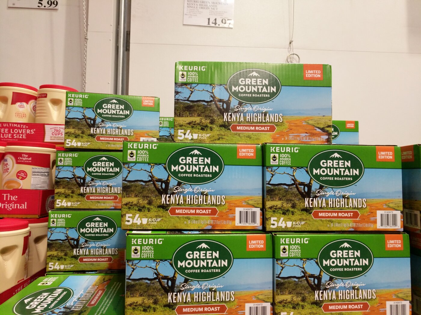 Keurig Green Mountain Kenya Highlands Coffee Pods