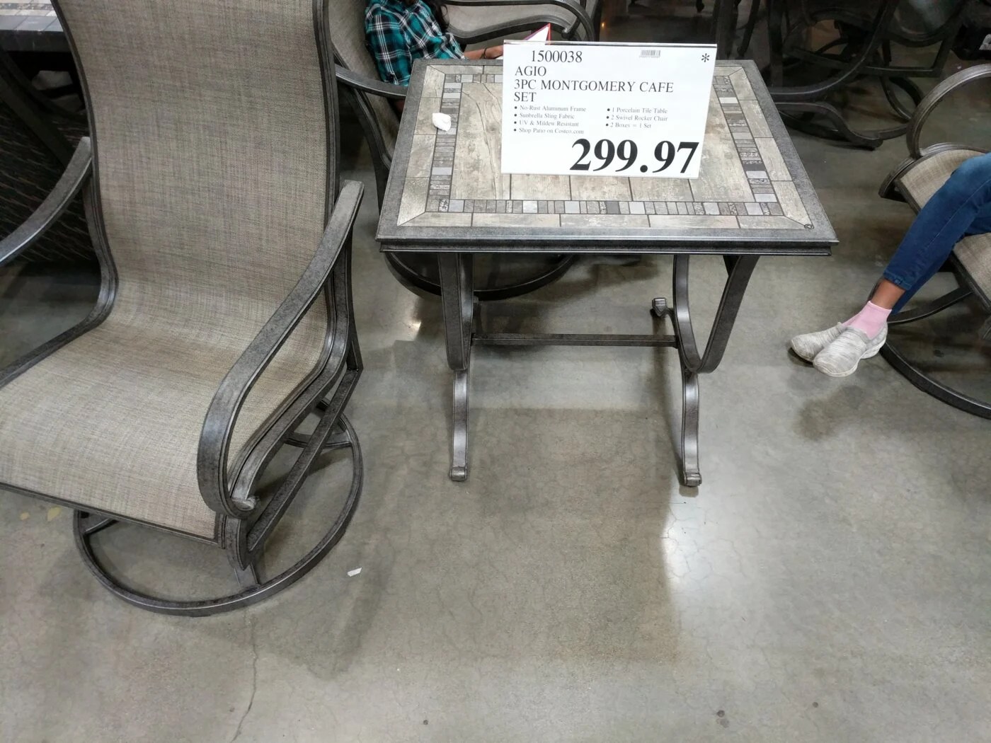 Agio 3Piece Montgomery Cafe Set