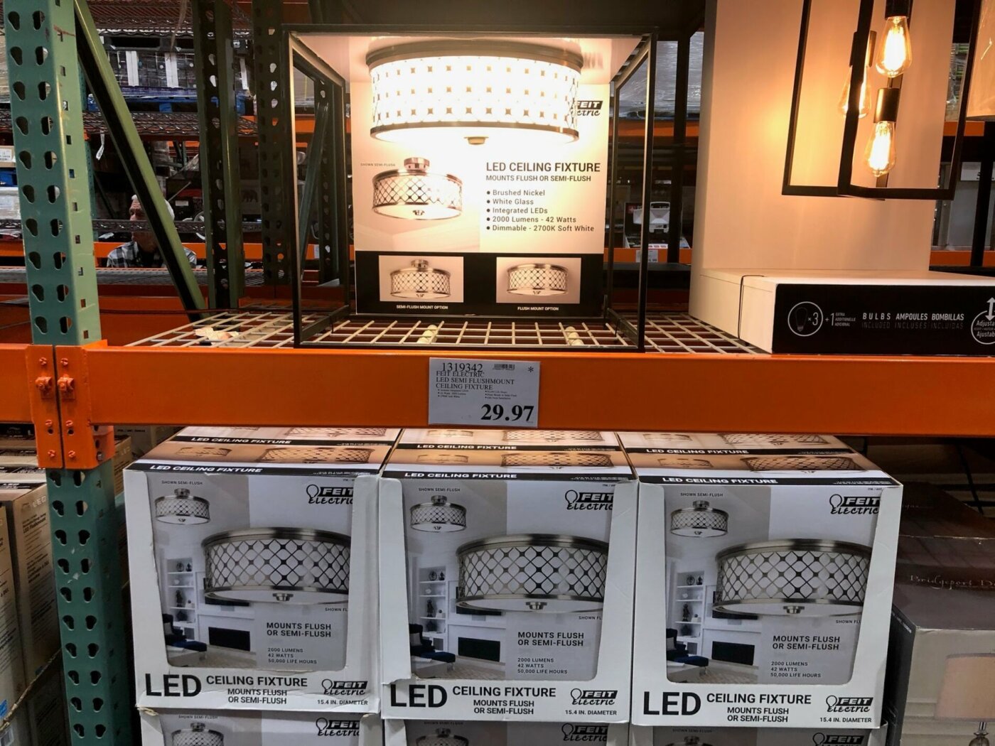 FEIT Electric LED SemiFlushmount Ceiling Fixture