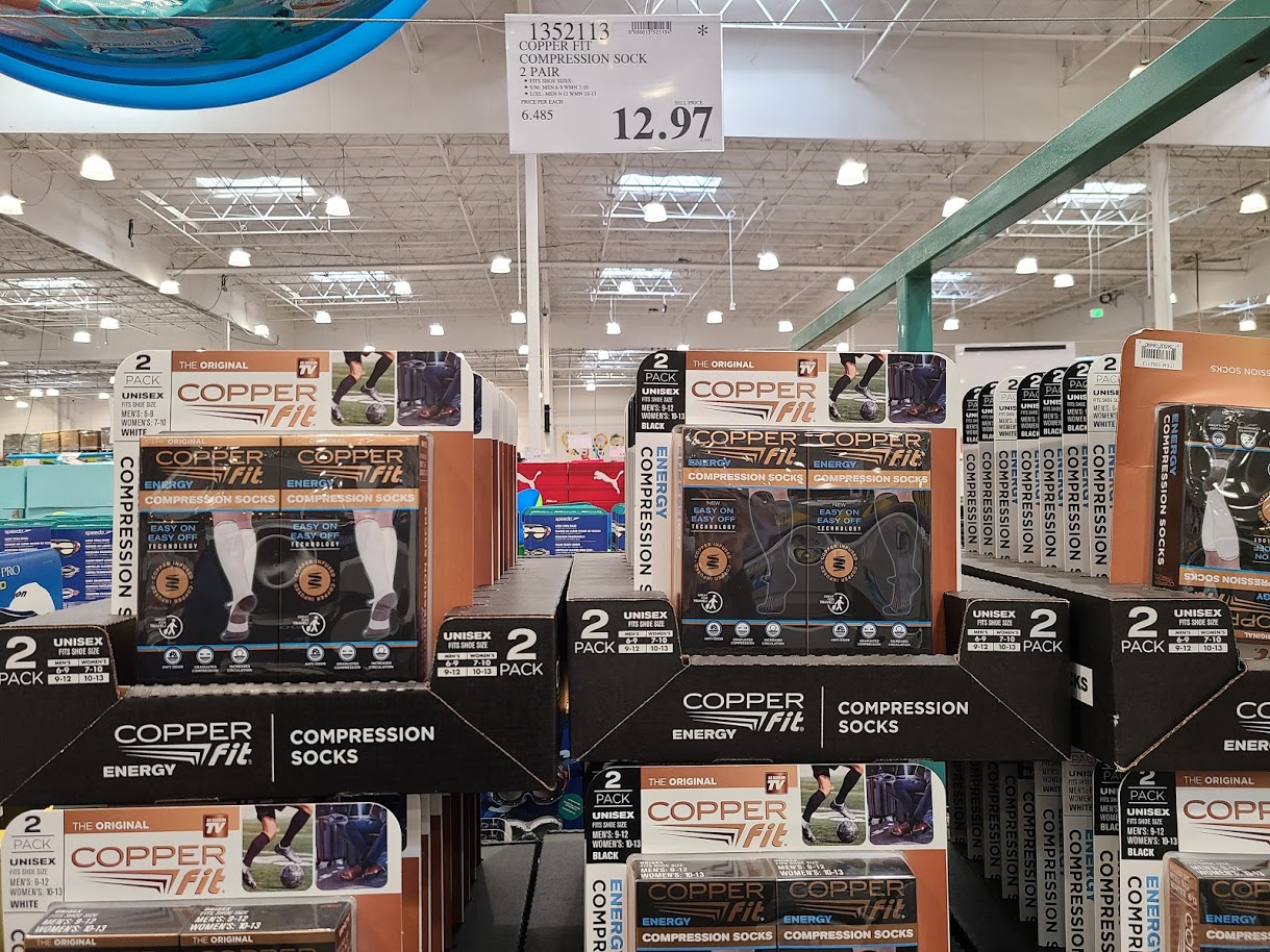 Copper Fit Compression Sock 2 Pack