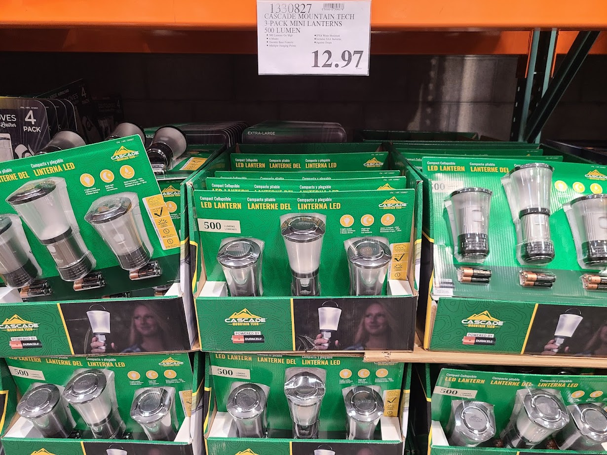 Cascade Mountain Tech Mini Lanterns 3Pack