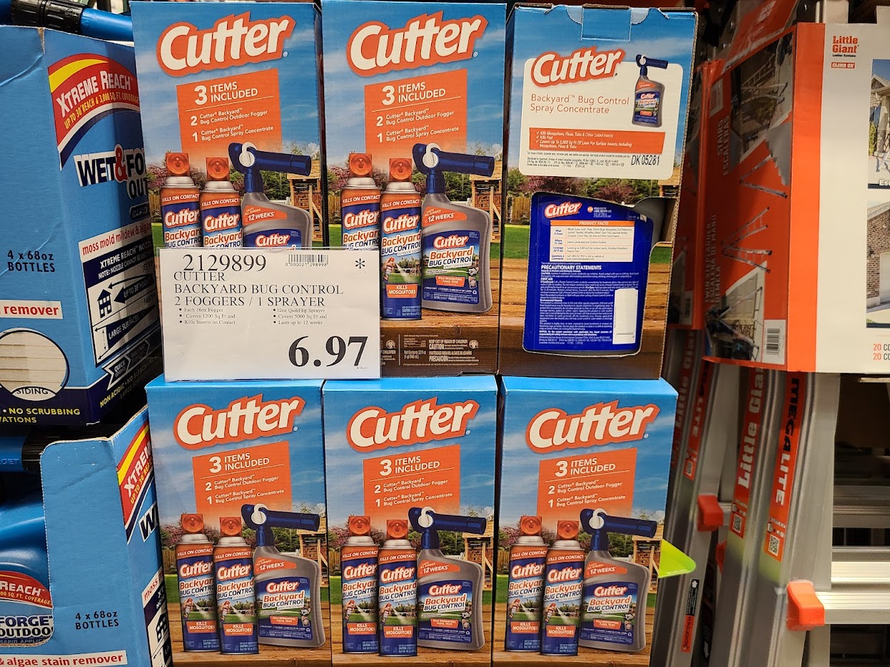 Cutter Backyard Bug Control 2 Foggers + Sprayer