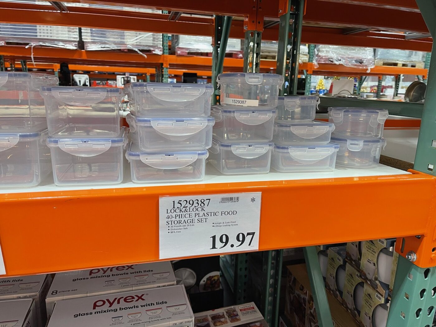 LocknLock 40Piece Food Storage Set