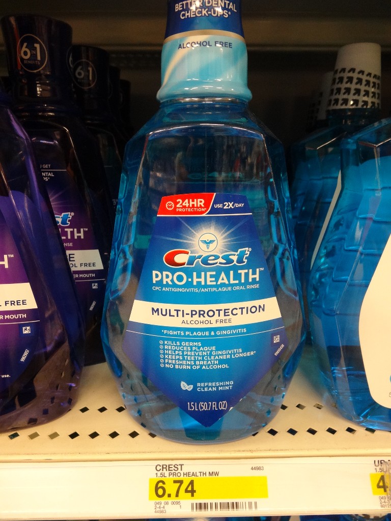 Crest ProHealth Oral Rinse Costco vs Target