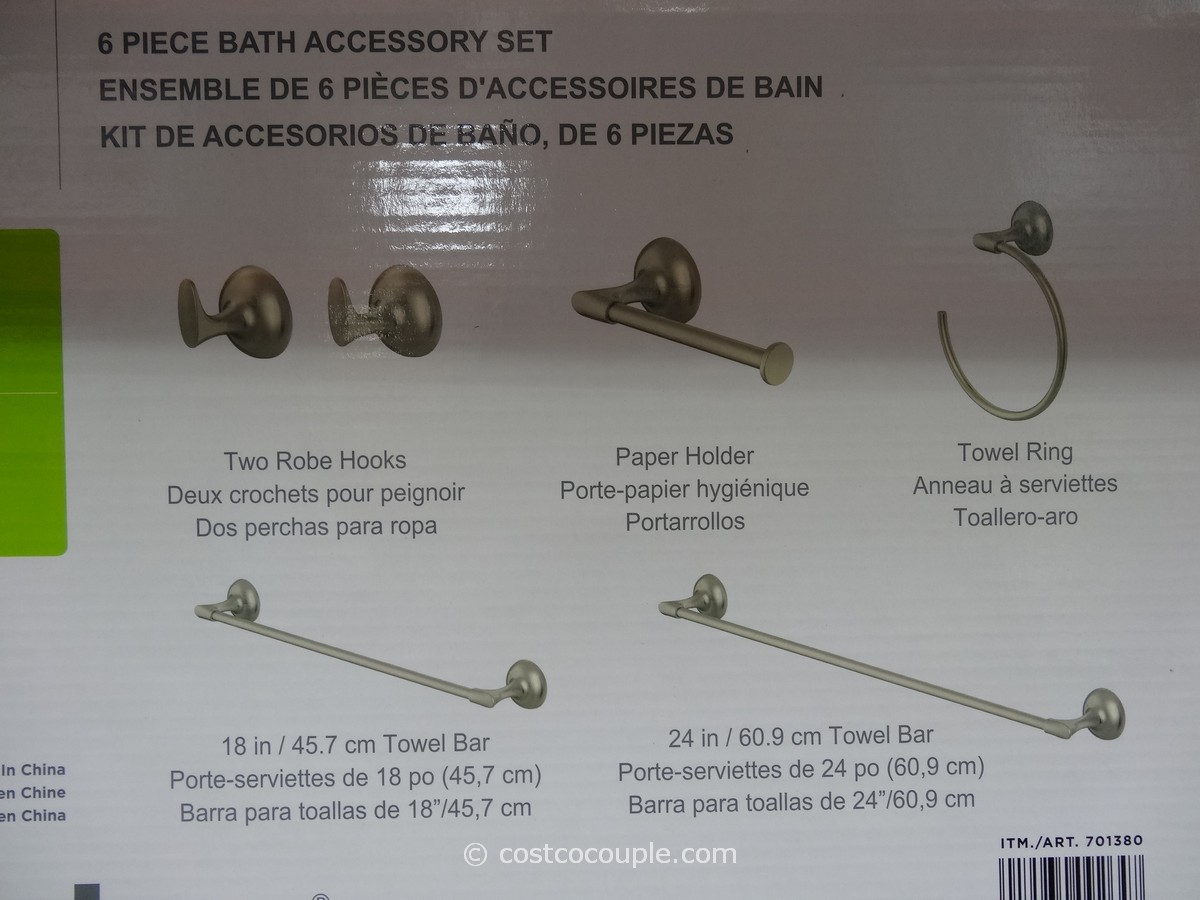 Water Ridge Bathroom Accessory Kit