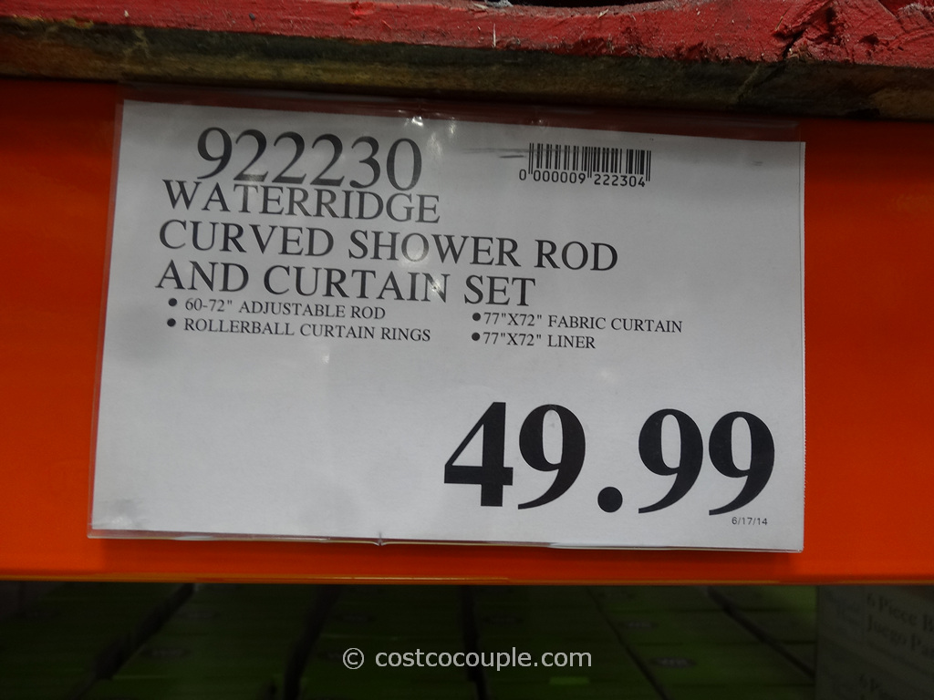 Water Ridge Curved Shower Rod Set