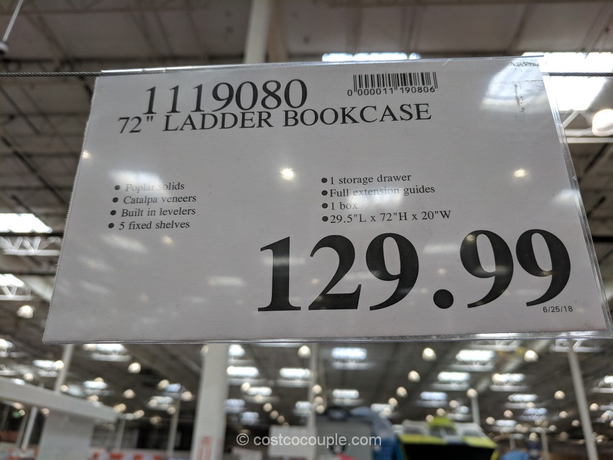 72Inch Ladder Bookcase