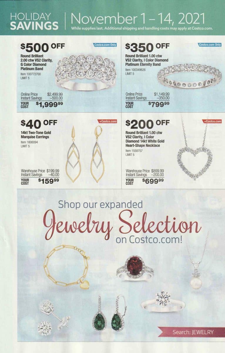 November 2021 Costco Holiday Savings Book! Costco Deals
