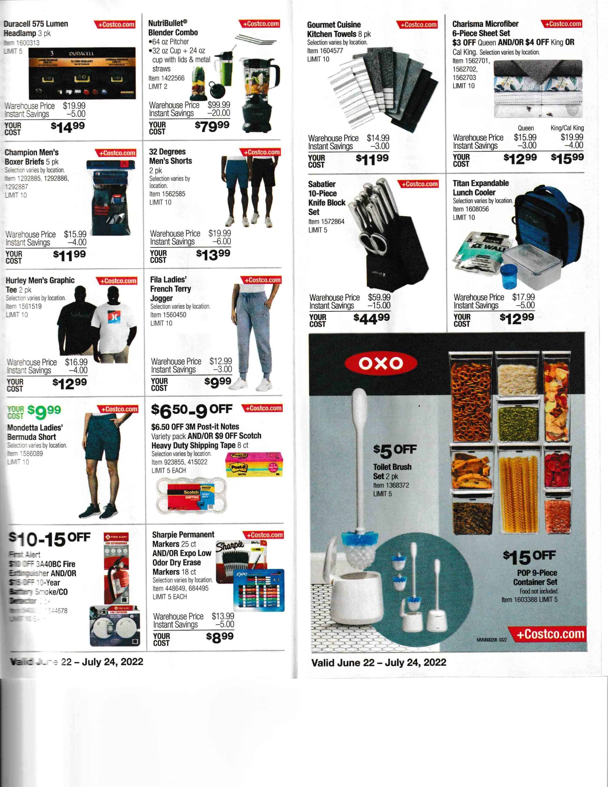 June/July Costco Savings Book! June 22 July 24 Costco Deals