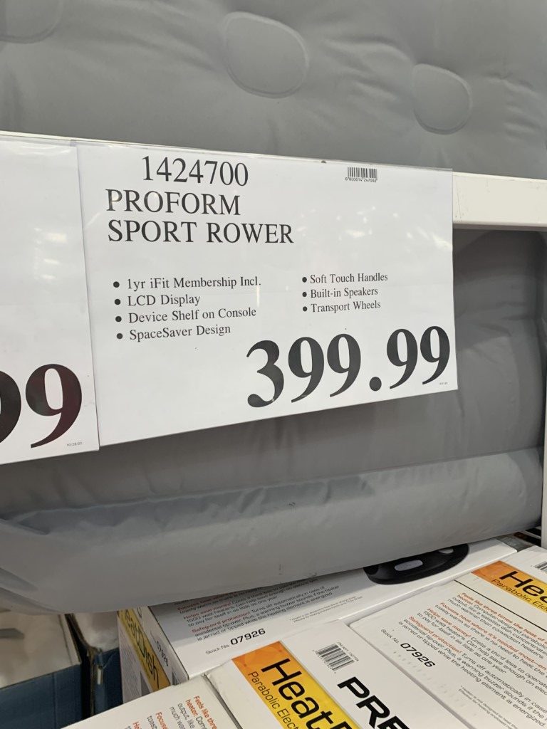Costco Proform Rowing Machine, Sport Rower Costco Fan