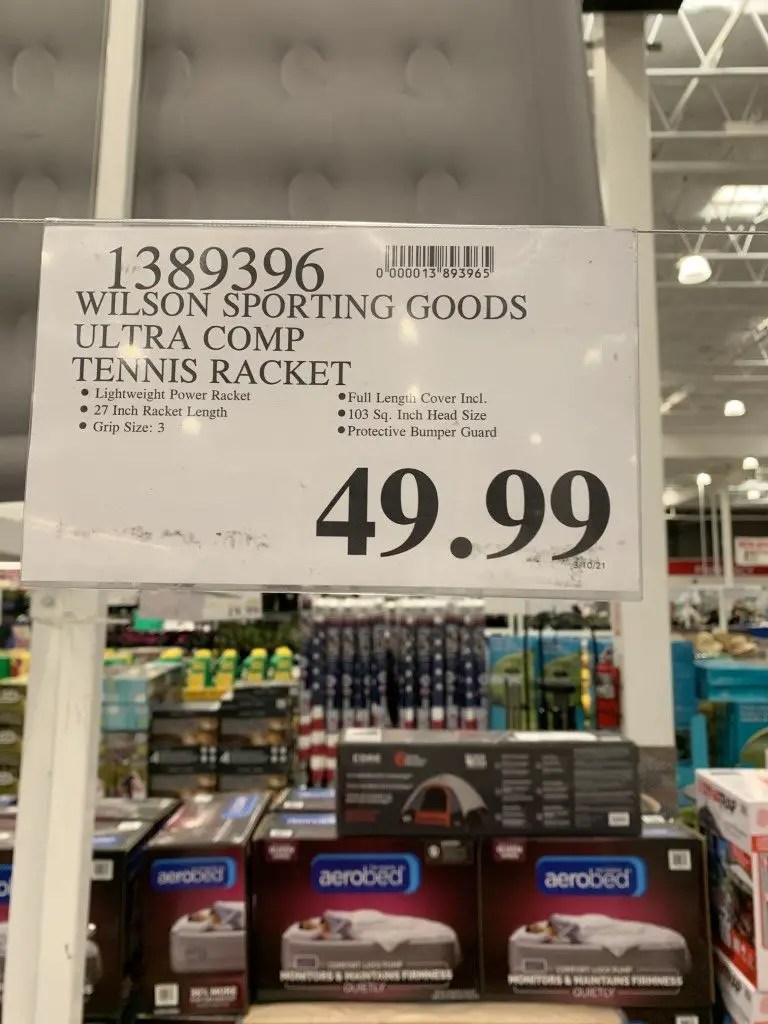 Costco Tennis Racket, Wilson Ultra Comp Racket Costco Fan